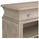 Summer Creek Scrubbed Oak 1 Drawer Open Nightstand with USB Charging