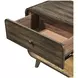 Rex Walnut 1 Drawer Open Nightstand