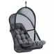 Breeze Dark Gray Outdoor Swing Chair with Stand