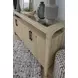 Greenvale Butternut 4 Door Glass Top Sideboard