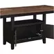 Bermuda Black Extendable Rectangular Counter Height Dining Table