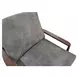 Arturo Brown Leather Upholstered Accent Chair