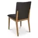 Demi Brown Leather Upholstered Dining Chair Set of 2