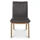 Demi Brown Leather Upholstered Dining Chair Set of 2