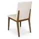 Demi Cream Performance Fabric Upholstered Dining Chair Set of 2
