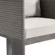 Rialto Beige Upholstered Outdoor Arm Chair