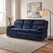 Goodland Blue Double 95" Reclining Sofa