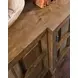 Melange Rich Golden Brown 4 Door Nikos Entertainment Credenza
