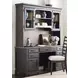 Heritage Timber Charcoal 66" Farmstead Executive Credenza and Hutch with LED
