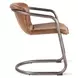 Chiavari Chestnut Leather Dining Chair