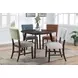 Tioga Brown and Cherry 47" Round Dining Table