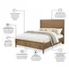 Chatham Warm Maple Queen Storage Tall Platform Bed