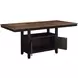 Bermuda Black Extendable Rectangular Counter Height Dining Room Set