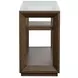 Sebastian Cinnamon Rectangular Glass Top Sofa Table