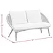 Lilly Natural and Beige Outdoor 4 Piece Conversation Set