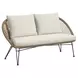 Lilly Natural and Beige Outdoor 4 Piece Conversation Set