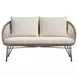 Lilly Natural and Beige Outdoor 4 Piece Conversation Set