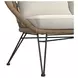 Lilly Natural and Beige Outdoor 4 Piece Conversation Set