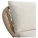 Lilly Natural and Beige Outdoor 4 Piece Conversation Set