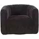 Grande Brown Upholstered Swivel Accent Chair