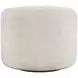 Grande Beige Upholstered Swivel Accent Chair