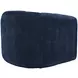 Grande Blue Upholstered Swivel Accent Chair
