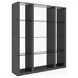Cloud Gray High Gloss Wall Unit