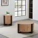 Darcie Brown Round Cocktail Table