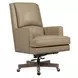 Wright Beige Leather Upholstered Swivel Tilt Executive Chair