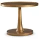Benson Vintage Brass Round Chairside Table