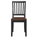 Joplin Walnut and Ebony Farmhouse Side Chair