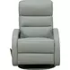 Gunter Robyn Mint Green Leather Swivel Glider Recliner
