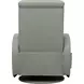 Gunter Robyn Mint Green Leather Swivel Glider Recliner