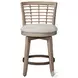Beach Comber Brown Swivel Counter Height Stool