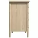Haven Sun Oak 4 Drawer Bachelor's Chest