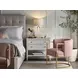 Harmony Pewter and Alabaster Queen Upholstered Uptown Panel Bed