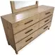Brookstone Rustic Caramel 6 Drawer Dresser