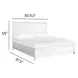 Windmill Harbour White Whisp and Sand King Panel Bed