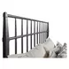 Alder Haven Black King Sylvan Metal Bed
