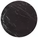 Ritual Black Round Marble Occasional Table Set