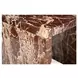 Rosa Rosso Levanto Square Marble Top Accent Table