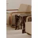 Rosa Rosso Levanto Square Marble Top Accent Table
