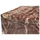 Rosa Rosso Rectangular Marble Top Coffee Table