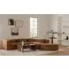 Rosa Rosso Rectangular Marble Top Coffee Table