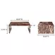 Rosa Rosso Rectangular Marble Top Coffee Table