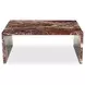 Rosa Rosso Rectangular Marble Top Coffee Table