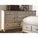 Homestead Pine Cornsilk 7 Drawer Ellesmere Dresser with Rectangular Mirror