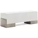 Monolith Ivory 56" Upholstered Bench