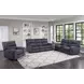 Lovell Gray Power Reclining 87" Sofa with USB Charging