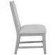 Fiona Mist Gray Upholstered Dining Side Chair Set of 2